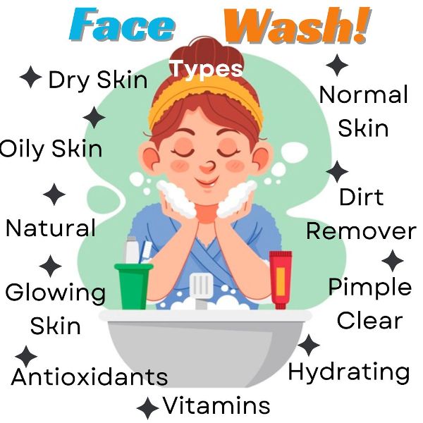 face wash types